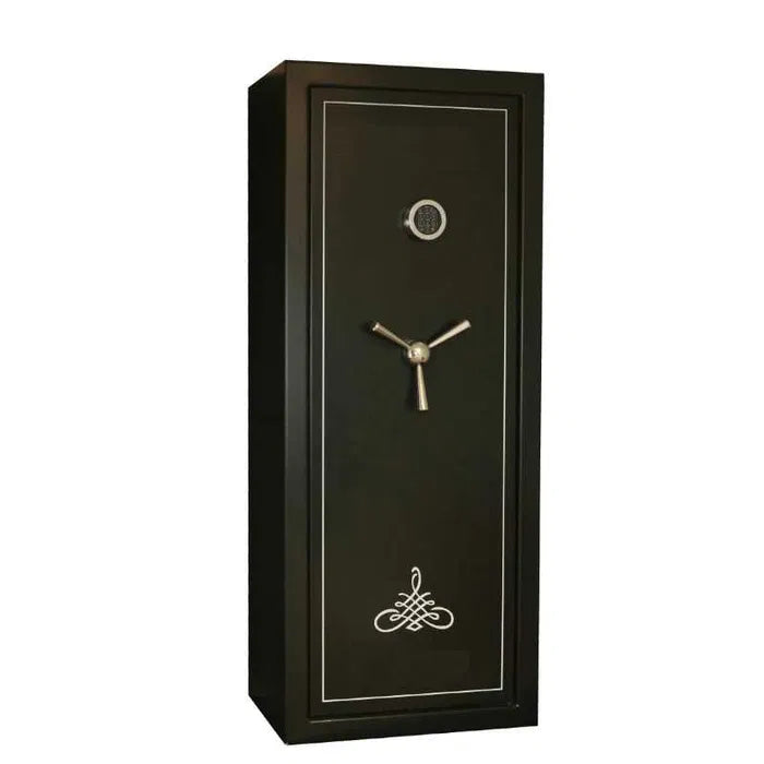 Dulap pentru 18 arme cu compartiment pentru cartușe, cifru electronic, 148x60x45 cm
