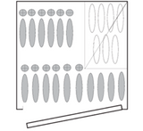 Dulap 23 arme cu compartiment pentru cartuse, 150x75x45 cm, negru