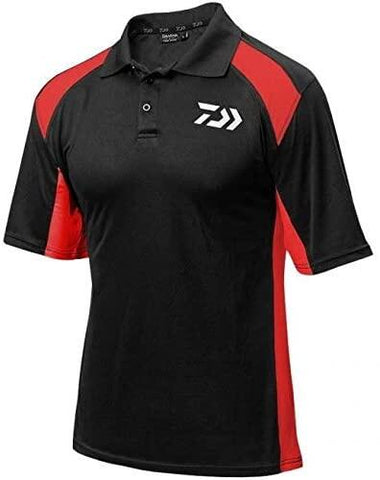 TRICOU POLO TOURNAMENT NEGRU/ROSU MAR.3XL