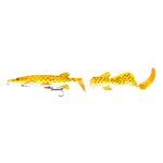 XX NALUCA SAVAGE HYBRID PIKE 17CM/45G SS03 1+2BUC