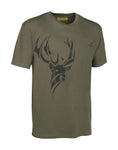 TRICOU TOTEM CERF KAKI MAR.XL