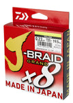 XX FIR DAIWA J-BRAID GRAND X8 YELLOW 016MM/10KG/135M