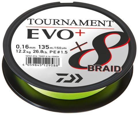 TOURNAMENT 8XBRAID EVO+ CHARTR. 018MM/15,8KG/135M