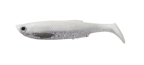 BLEAK PADDLE TAIL 8CM/4G/WHITE SILVER 4BUC/PL