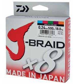 FIR J-BRAID X8 MULTICOLOR 010MM/6KG/150M