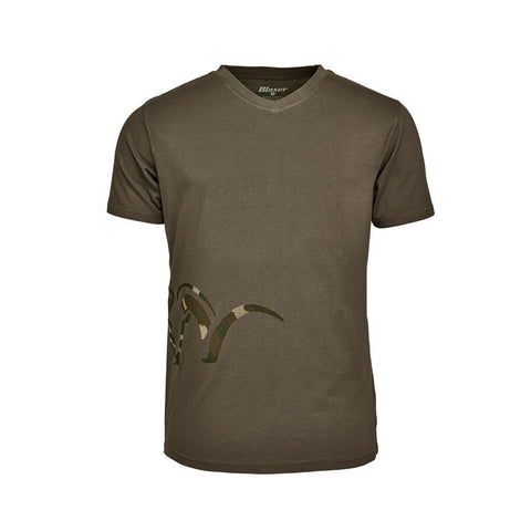 TRICOU LOGO V OLIVE MAR.XL