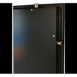 Dulap 5 rafturi detasabile armate, 148x60x40 cm, negru