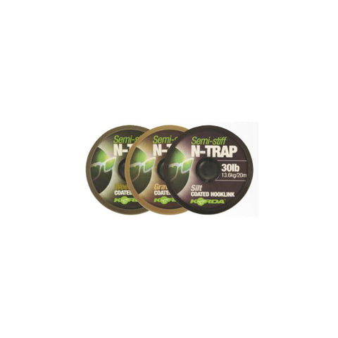 XX FIR KORDA N-TRAP SEMI STIFF COATED VERDE 20LBS/20M