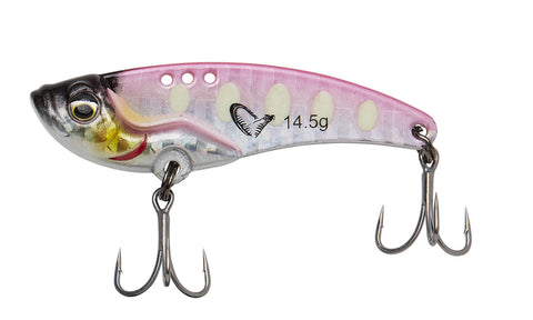 4D VIB BLADE SW 3,5CM/4G FAST SINKING PINK GLOW DOT