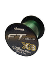 FT BRAID X8 GREEN 0285MM/35LBS,15,9KG/500M