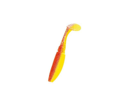 ROLLING SHAD 7,5CM/4G YELLOW RED GLITTER 10BUC/PL