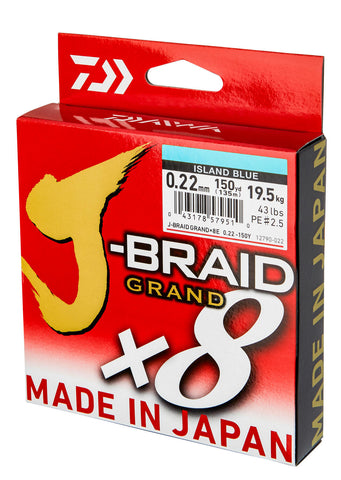 J-BRAID GRAND X8E BLUE 020MM/16KG/135M