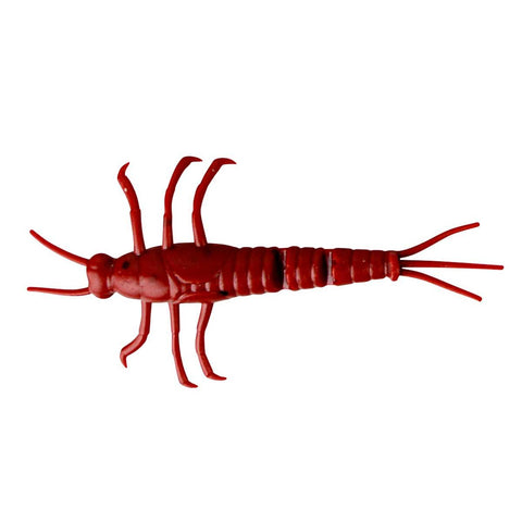 NALUCA 3D PVC MAYFLY 5CM/RED 8BUC