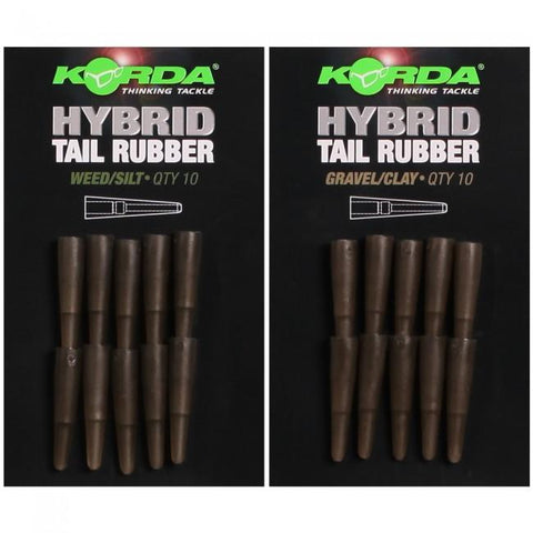 XX TUB CONIC KORDA SIGURANTA TAIL RUBER 10BUC/PL CLAY/GRAVEL