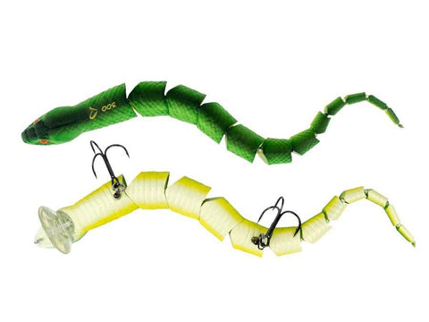 XX NALUCA SAVAGE 3D SNAKE 20CM/25G GREEN SNAKE