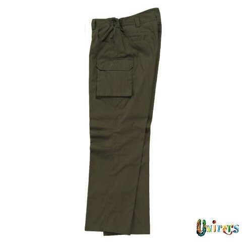 Pantaloni S Canvas, verzi, mărimea 52