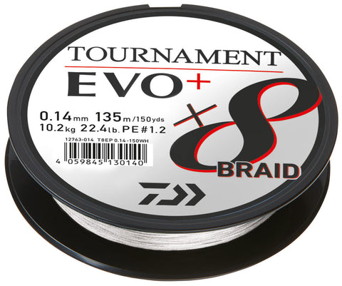 TOURNAMENT 8XBRAID EVO+ ALB 014MM/10,2KG/135M