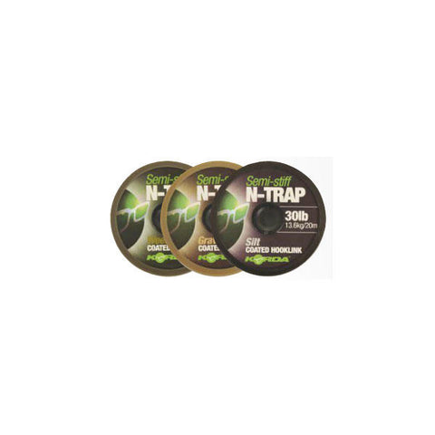 XX FIR N-TRAP SEMI STIFF COATED 20M/30LBS KORDA