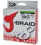 XX FIR DAIWA J-BRAID X8 CHARTREUSE 013MM/8,0KG/300M