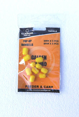 POP-UP DUMBELLS GALBEN FLUO 6MM/8MM