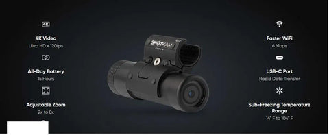 Camera video Shotkam generatia 4 cu set montaj calibru 12